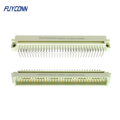 364 DIN 41612 Konektor 3 Baris 64 Pin Konektor Euro W / 2.54mm Pitch