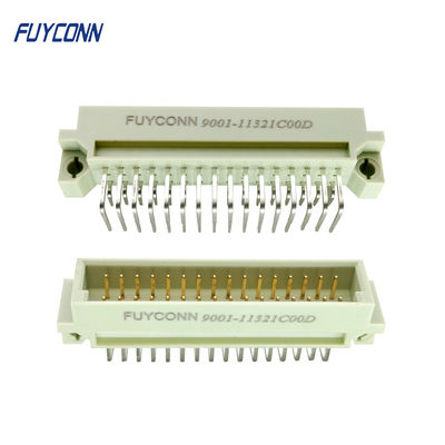 Konektor DIN 41612 2.54mm Pitch 2*16 32 Pin Pria R/A PCB Euro 41612 Connector