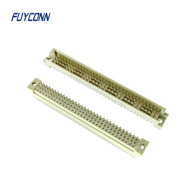 Konektor DIN 41612 Pria 3 baris PCB 32P 64P 96P Vertikal PCB Plug Konektor Eurocard