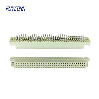 Tekan Pin Konektor Eurocard 3 * 32Pin 64P 96P 3 Baris Konektor DIN41612 Wanita