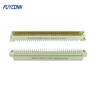 264 DIN41612 Konektor Pria PCB Lurus 2 * 32P 64 Pin Konektor Eurocard 41612