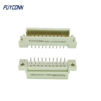 220 Konektor Eurocard 5 10 Pin PCB Lurus Pria 2 * 10P 2 Baris Konektor 20pin Euro DIN41612