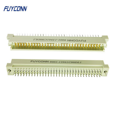 Euro DIN 41612 Konektor PCB Vertikal 3 baris 3 * 32P 96pin Konektor Pria