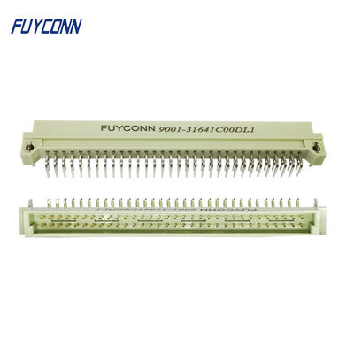 2 baris 2x32P 64PIN DIN 41612 Konektor Sudut Kanan Konektor PCB Eurocard Male Connector
