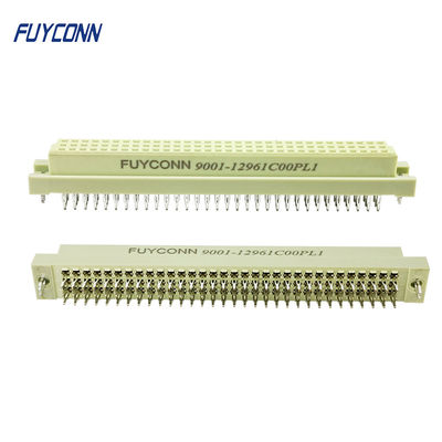 3 baris 3*32 96 Pin Female DIN41612 Konektor Solderless Euro Connector w/Papan Kunci
