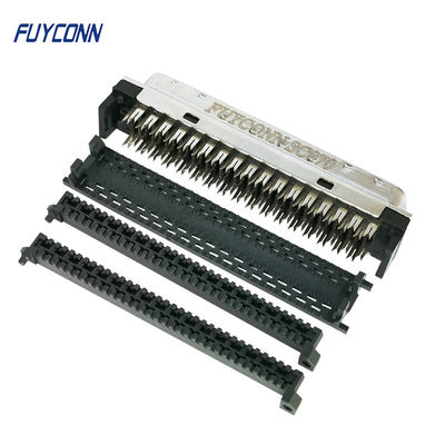 Kabel Konektor MDR SCSI 1.27mm 68 Pin IDC Crimping Mini D Ribbon Connector