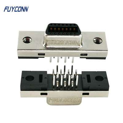 Konektor SCSI 14 Pin Konektor Servo PCB Lurus Dengan Terminal Vertikal