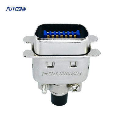 Konektor DDK 57-30140 Centronics 14 Pin Konektor Pita Pria DDK Dengan Tudung Logam