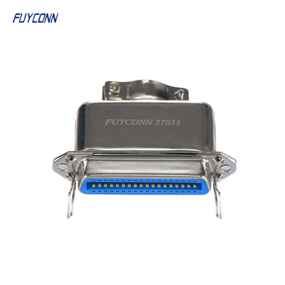 57-60360 Konektor 36 Pin Wanita Solder Cup Konektor DDK Dengan Tudung Logam
