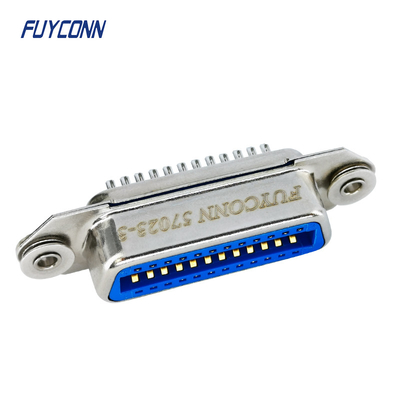 Solder Cup Centronics 24 Pin Konektor Wanita Untuk Kabel