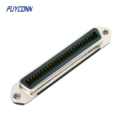 PCB 64 50 Pin Konektor Centronics Solderless Dengan Kontak Pin Tekan