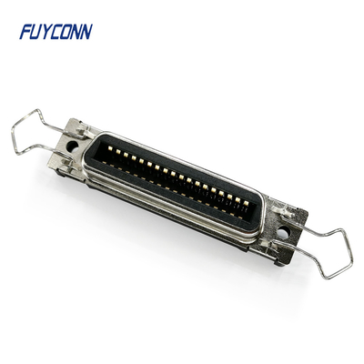 DDK 36pin Female Connector 180 Derajat PCB Mount Lurus Untuk Printer