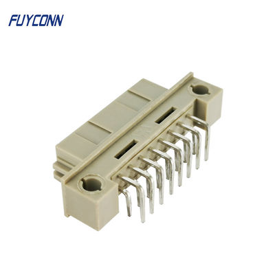 Plug Pria Eurocard 16Pin 2 Baris DIN 41612 Konektor 90 derajat R / A PCB