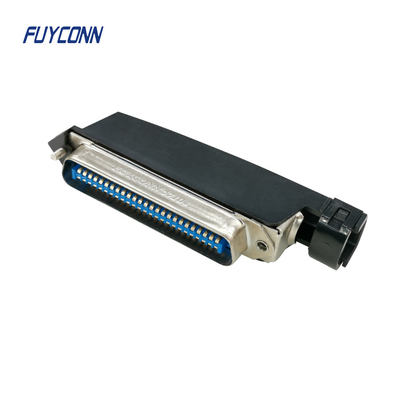 57 CN Solder Pin Male Centronics 50 Pin Connector Dengan Tudung Plastik