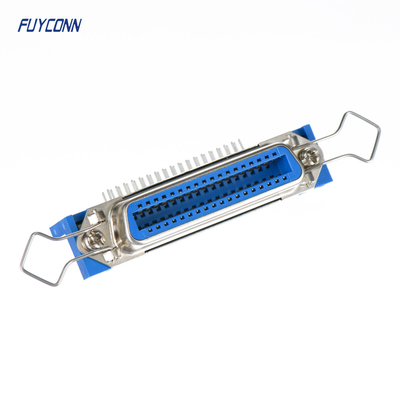 PCB Sudut Kanan Konektor Centronics 50P 36P 24P 14P Wanita