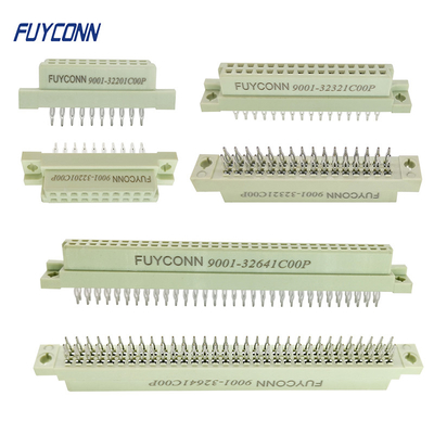 2 Baris Konektor DIN 41612 Tekan Pin Female DIN41612 Konektor Eurocard Tanpa Solder
