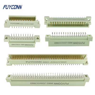Konektor DIN41612 Vertikal Pria PCB Lurus 2 baris Konektor 41612 Eropa