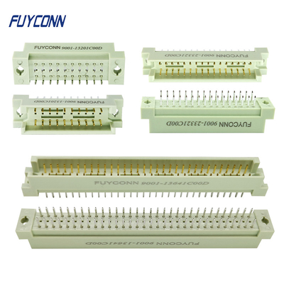 Konektor DIN 41612 Lurus Pria 3 baris PCB Vertikal PCB Konektor Eropa