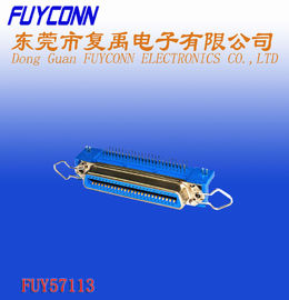 2. 16mm pitch 50 Pin Centronic Receptacle Konektor PCB Malaikat Kanan Bersertifikat UL